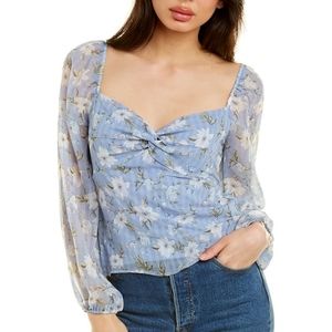 ❗️Sale❗️City Sleek Floral Top